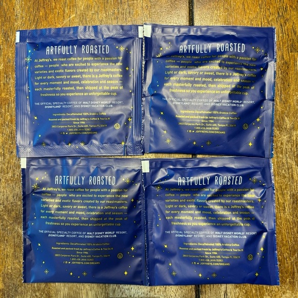 Joffreys Disney Decaf Coffee Single Packs, 8 - Picture 4 of 4